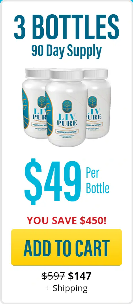 Livpure buy 3 bottle